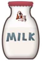 a bottle of milk